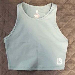 Buff bunny aurora crop light blue small new